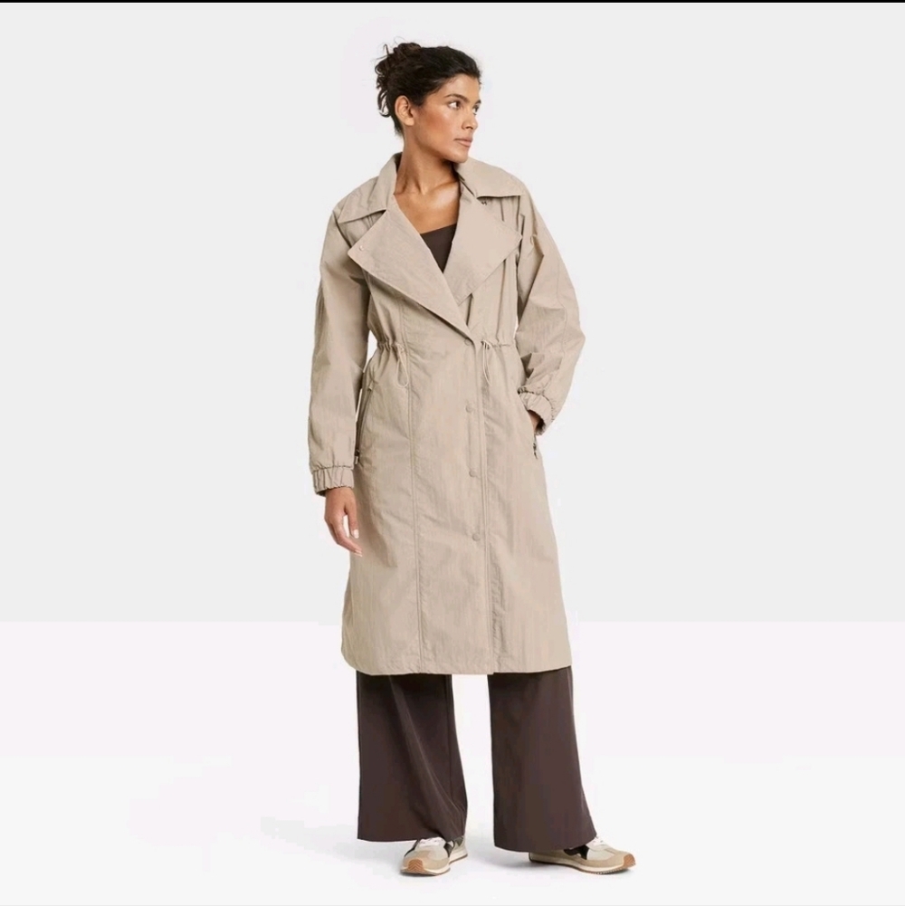 Women's Trench Coat - All In Motion Tan XL